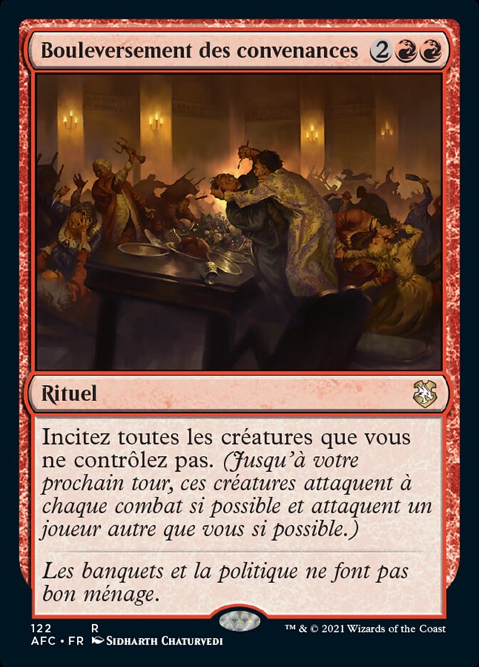 Bouleversement des convenances