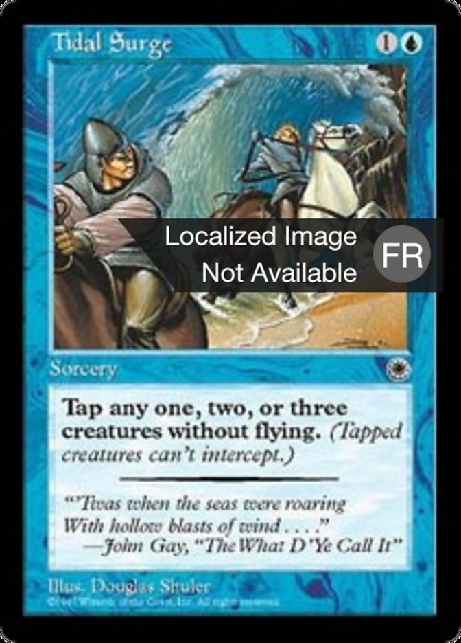 Déferlement de la marée