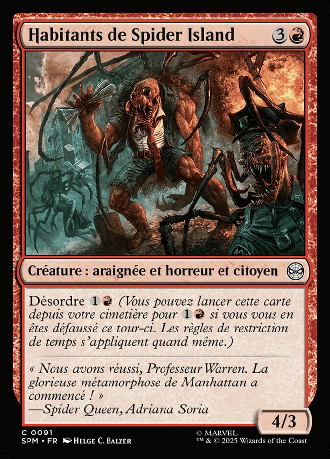 Habitants de Spider Island