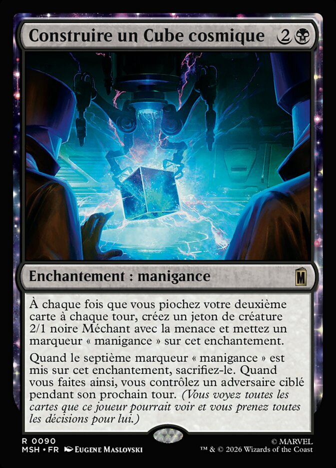Construire un Cube cosmique