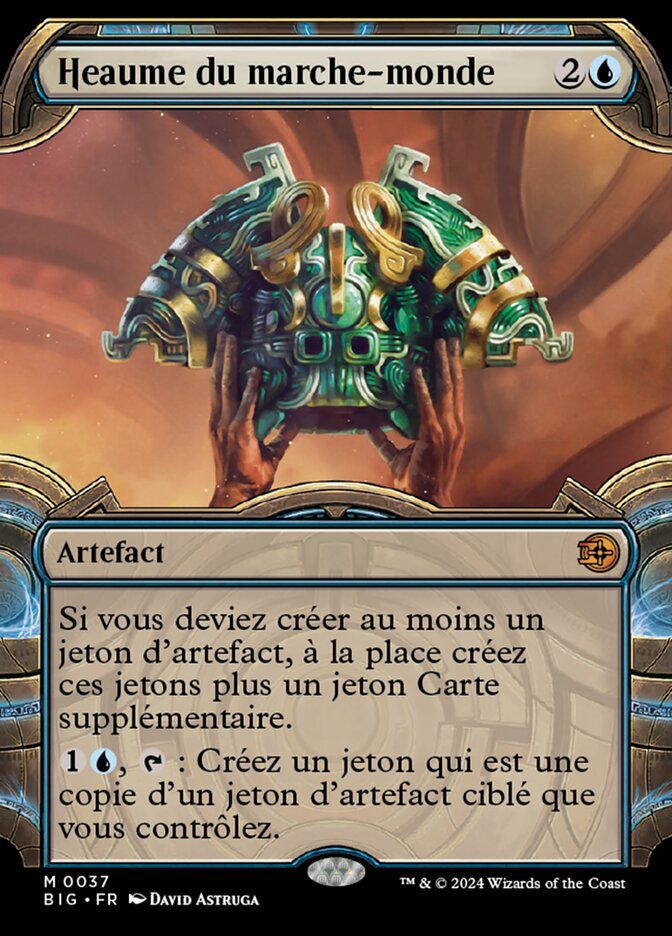 Heaume du marche-monde