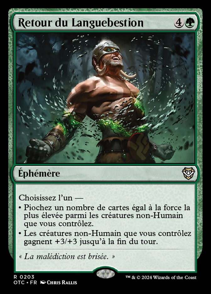 Retour du Languebestion