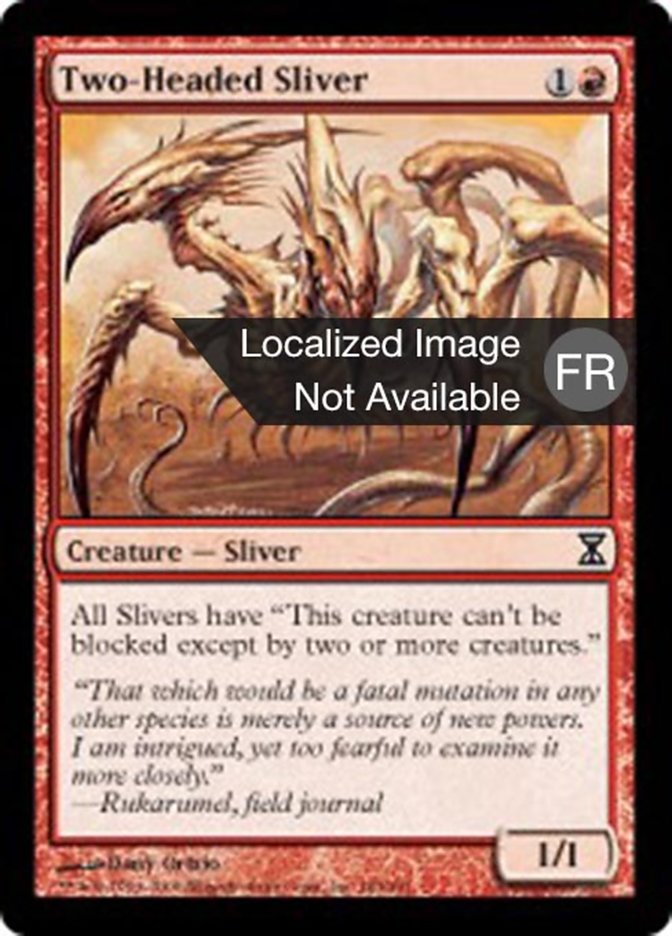 Slivoïde à deux têtes