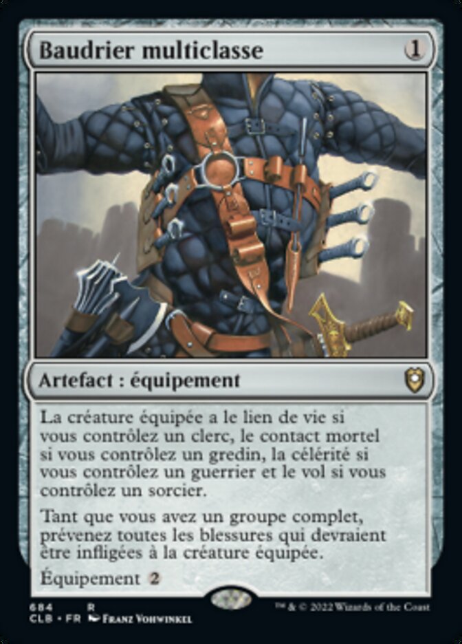 Baudrier multiclasse