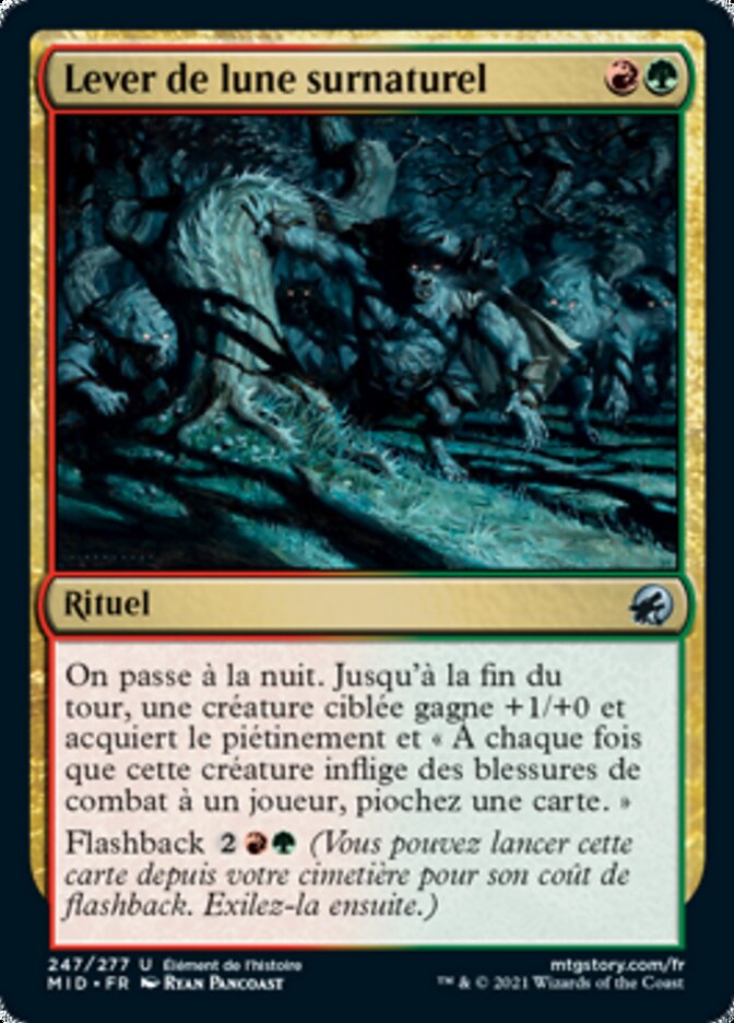 Lever de lune surnaturel