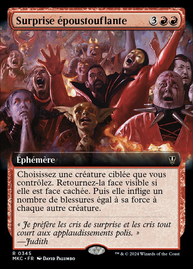 Surprise époustouflante