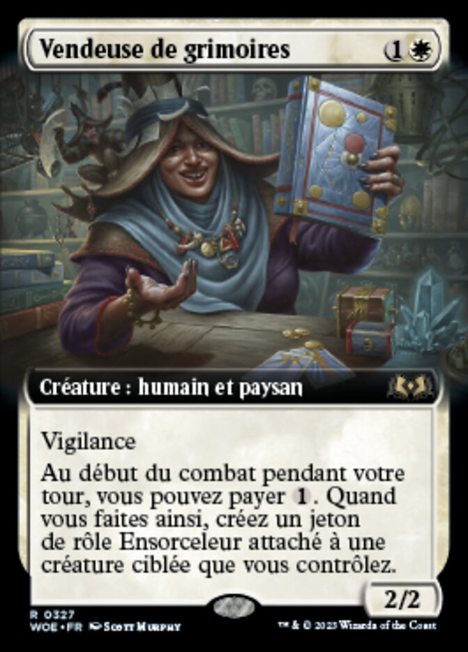 Vendeuse de grimoires