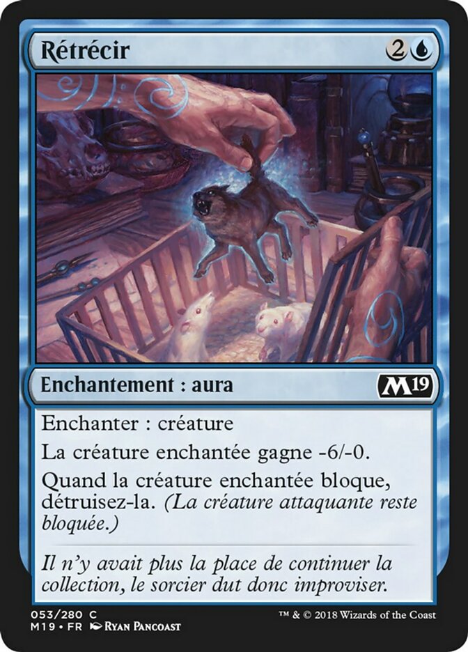 Rétrécir