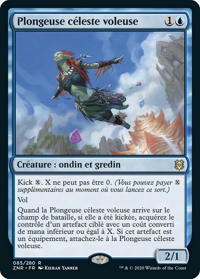 Plongeuse céleste voleuse