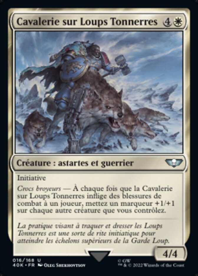 Cavalerie sur Loups Tonnerres