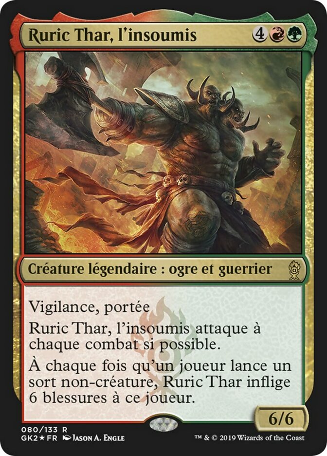 Ruric Thar, l'insoumis