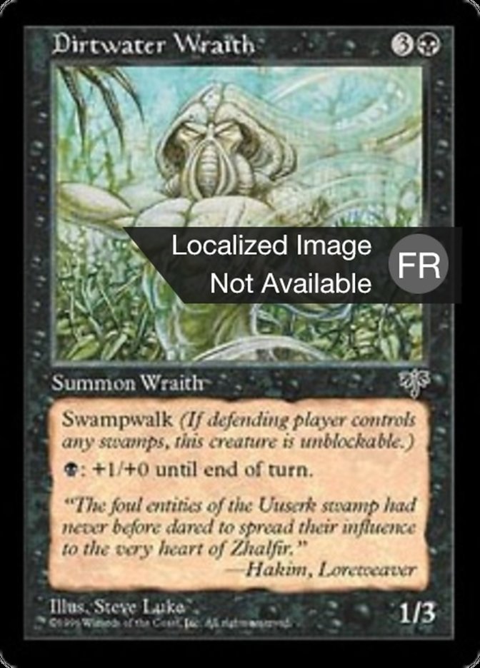 Apparition des eaux insalubres