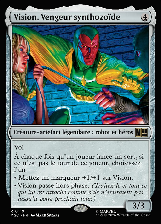 Vision, Vengeur synthozoïde