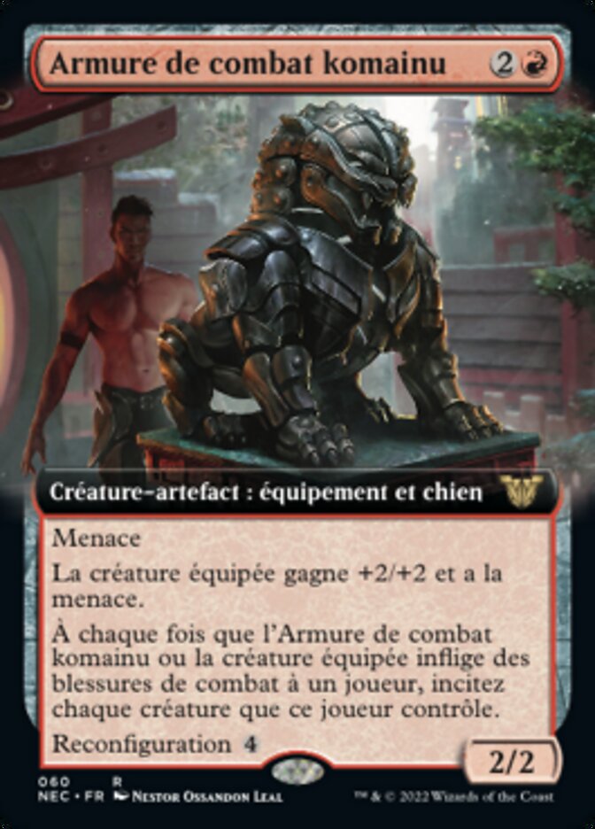 Armure de combat komainu