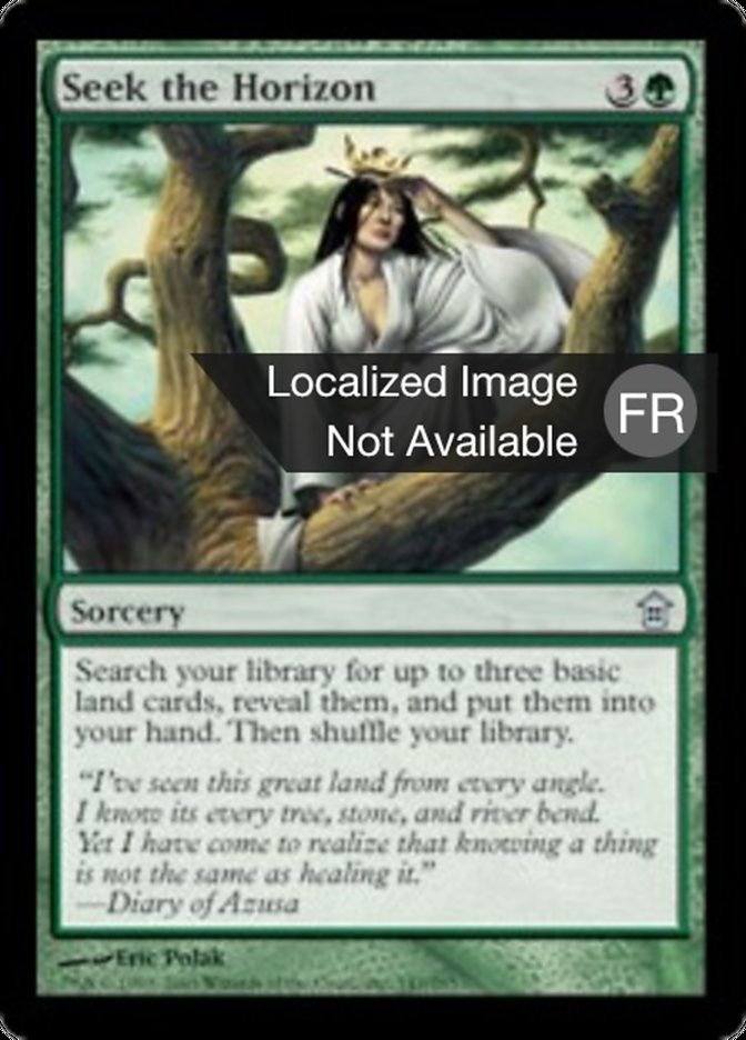 À la recherche de l'horizon