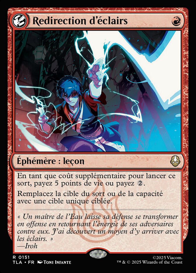 Redirection d'éclairs