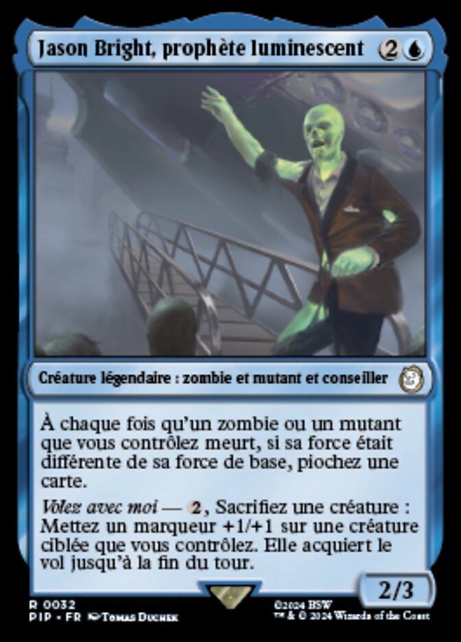 Jason Bright, prophète luminescent