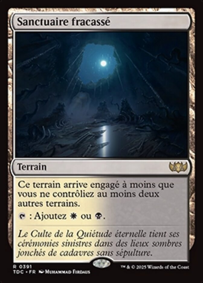 Sanctuaire fracassé