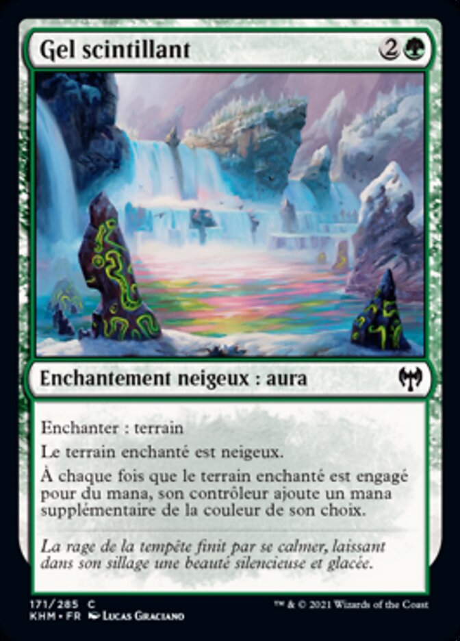 Gel scintillant
