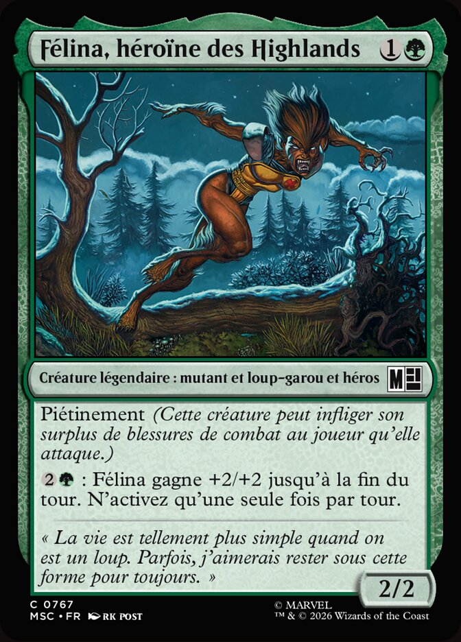 Félina, héroïne des Highlands