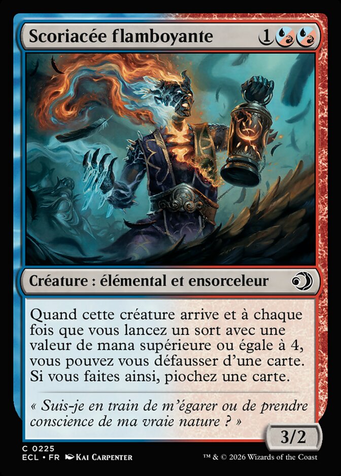 Scoriacée flamboyante