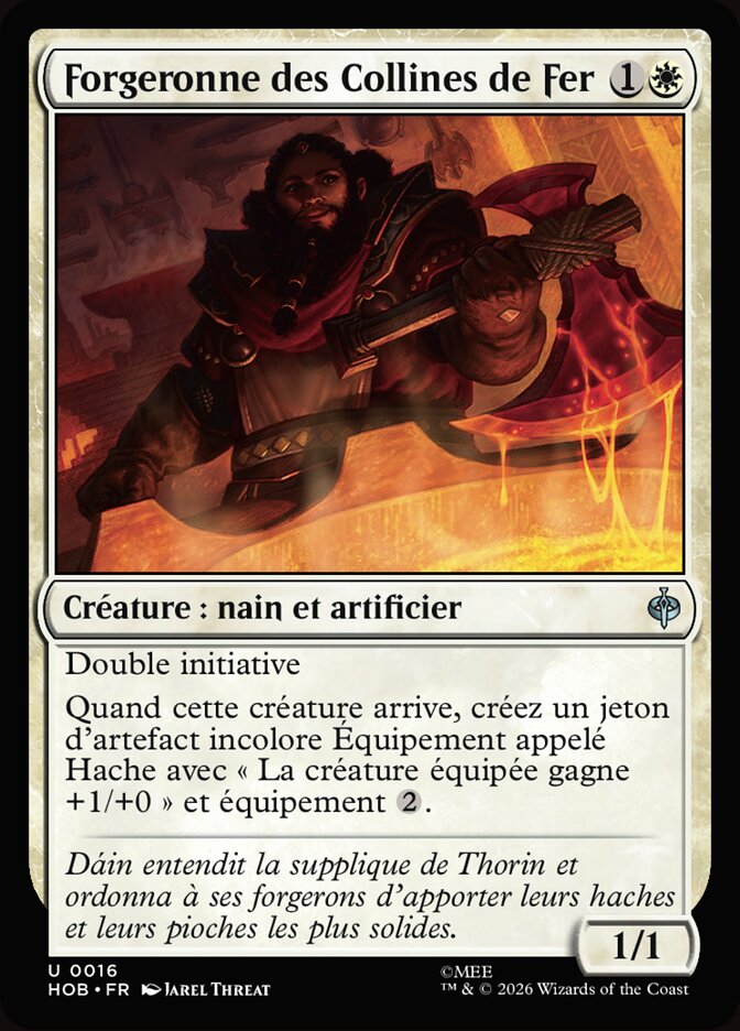 Forgeronne des Collines de Fer