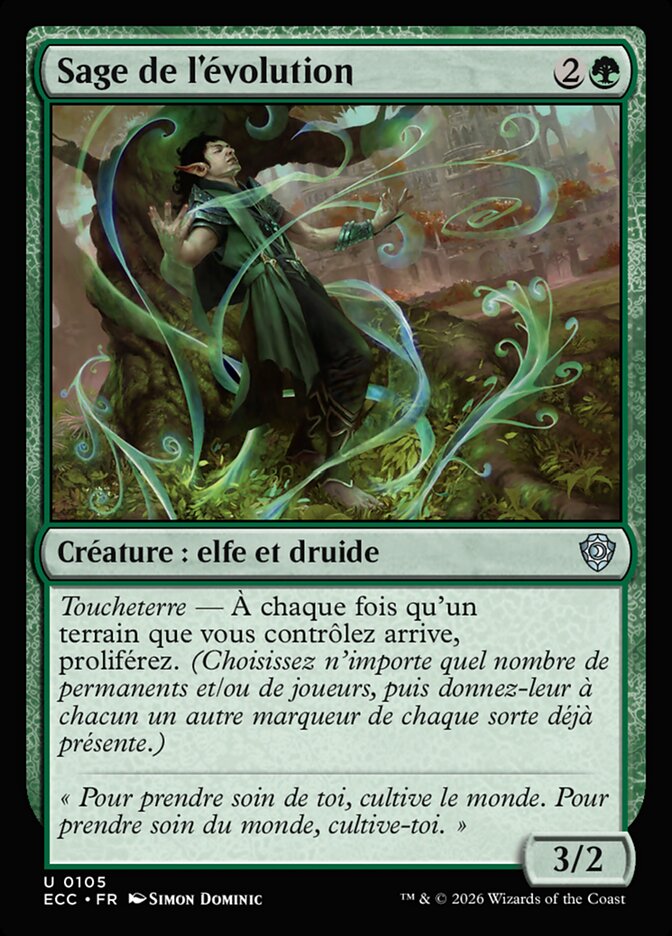 Sage de l'évolution