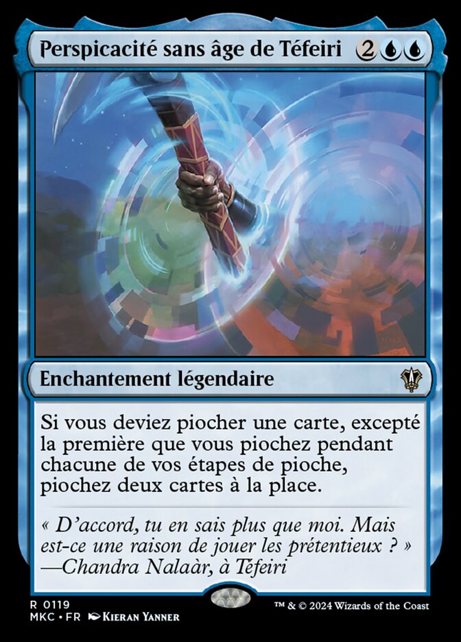 Perspicacité sans âge de Téfeiri