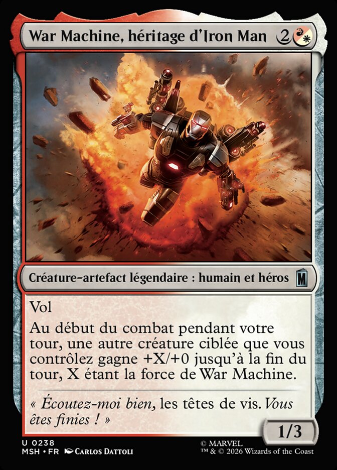 War Machine, héritage d'Iron Man