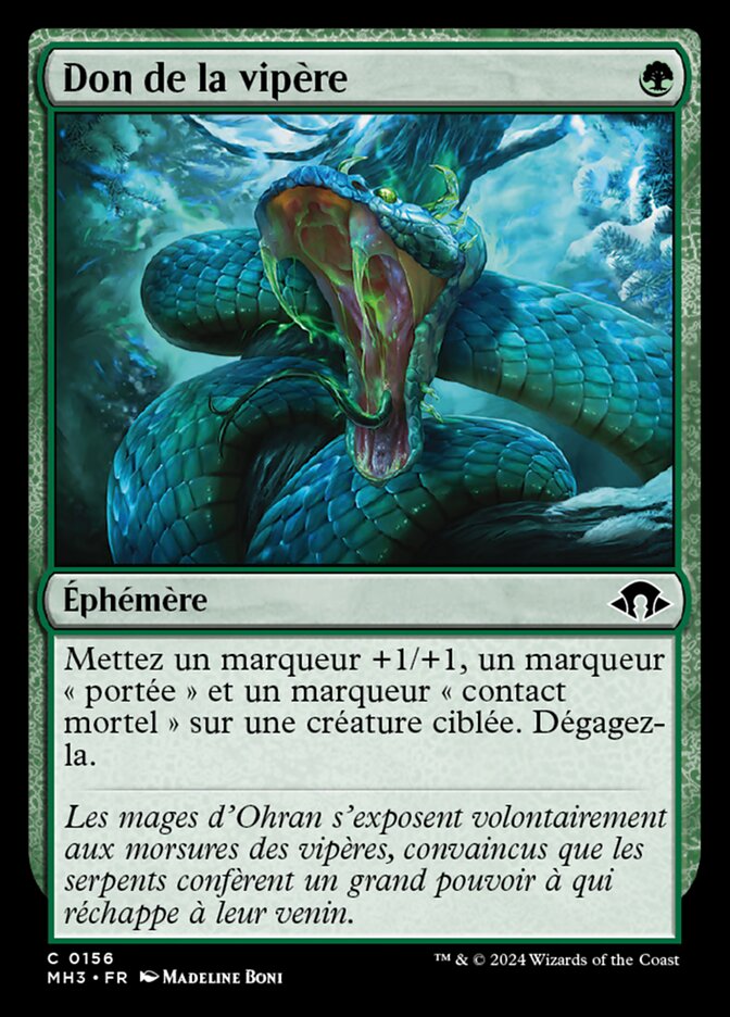 Don de la vipère
