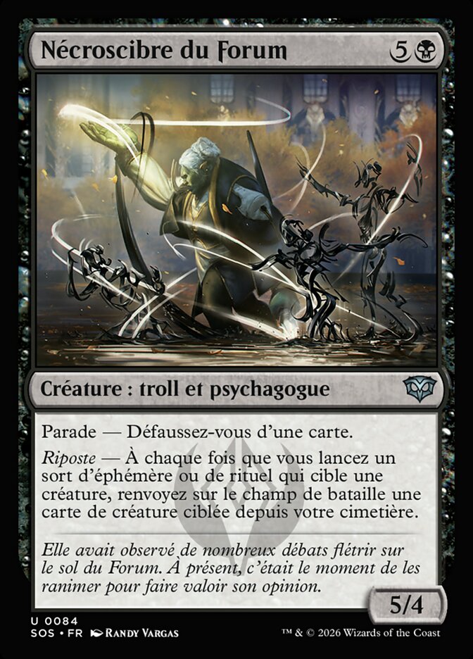 Nécroscibre du Forum