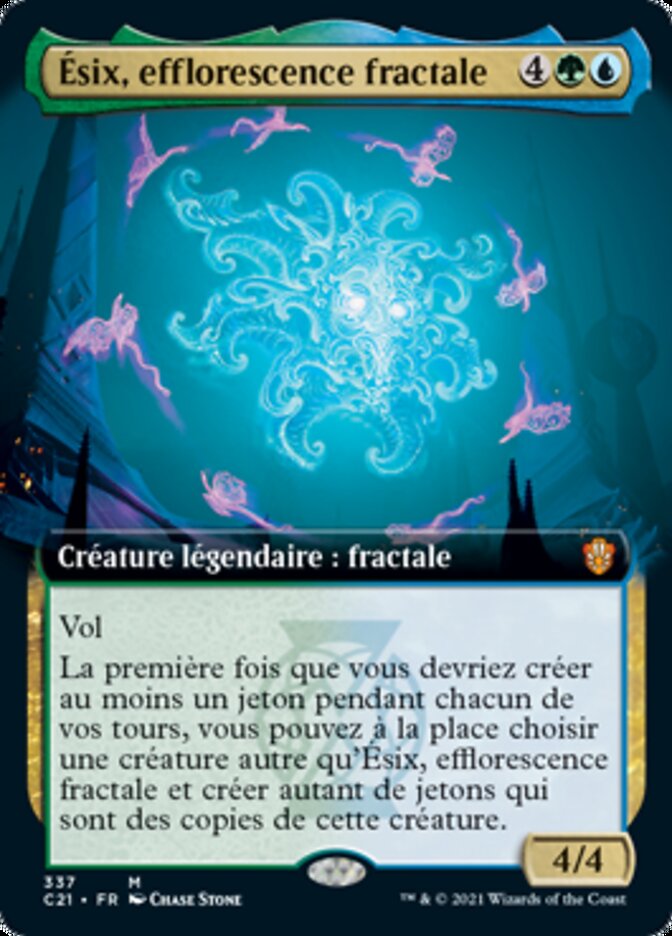 Ésix, efflorescence fractale
