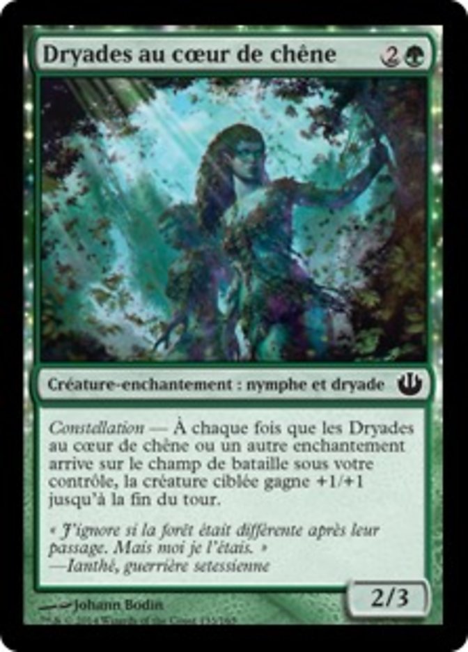 Dryades au cœur de chêne