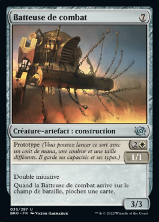 Batteuse de combat