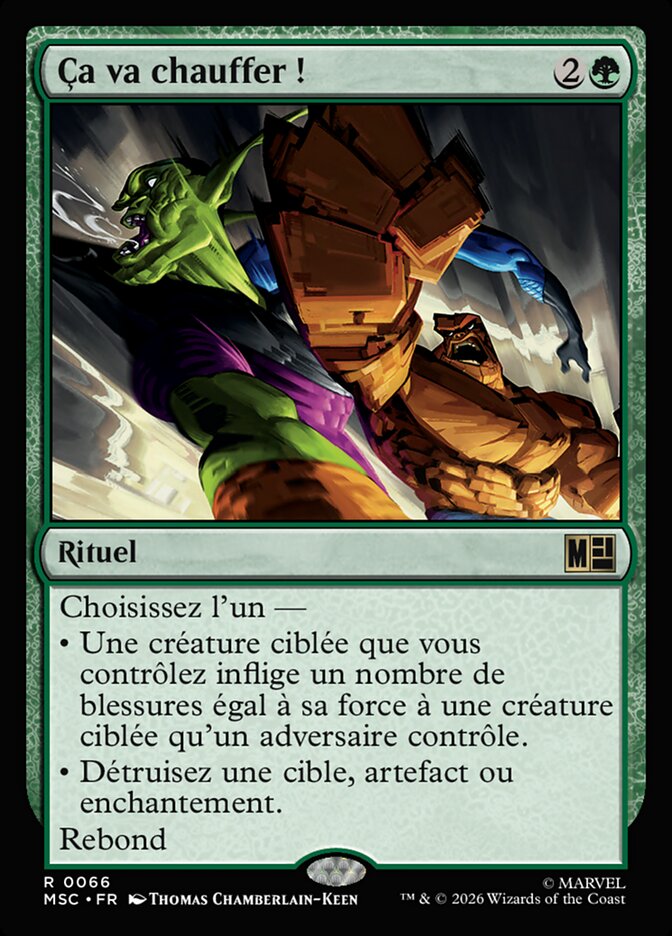 Ça va chauffer !