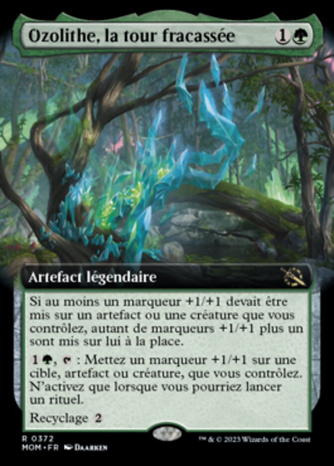 Ozolithe, la tour fracassée