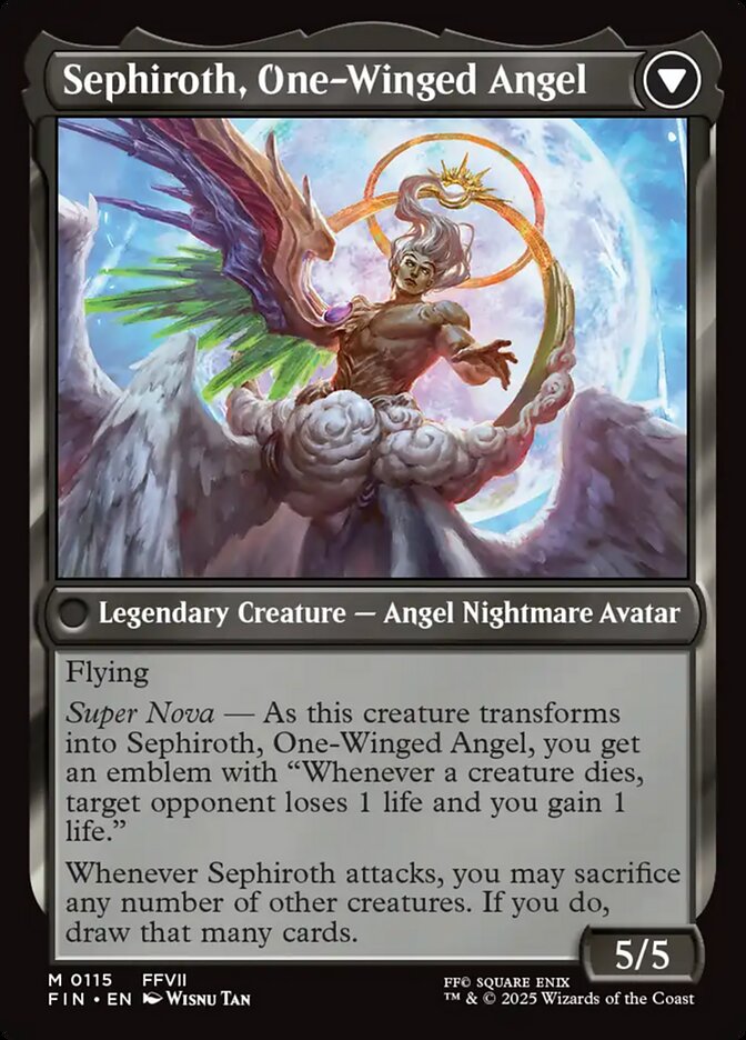 Sephiroth, Fabled SOLDIER // Sephiroth, One-Winged Angel