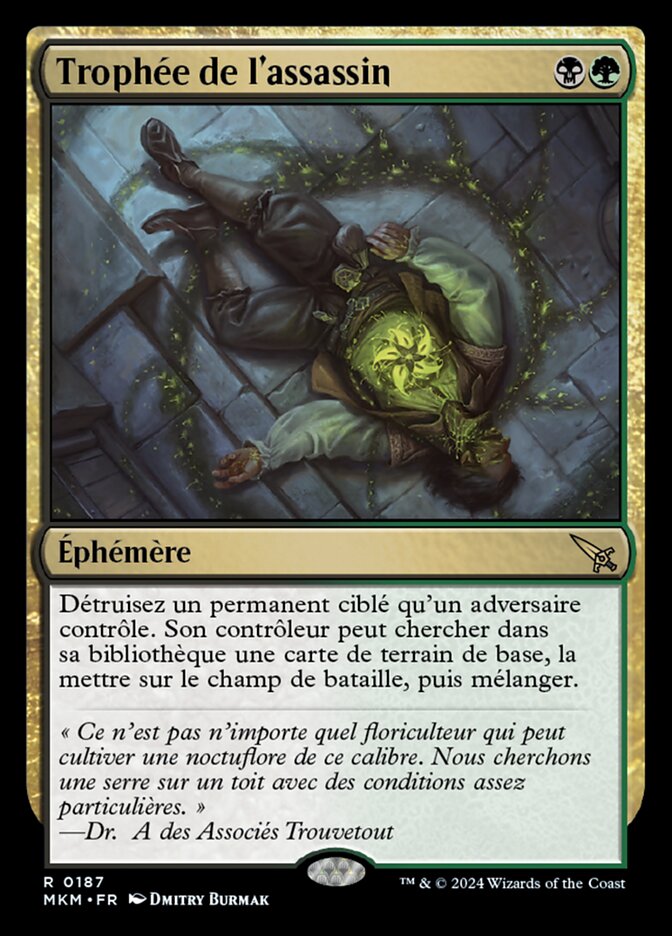 Trophée de l'assassin