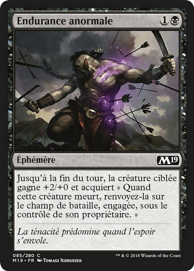 Endurance anormale