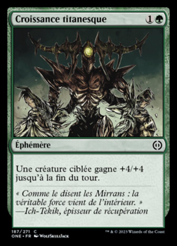 Croissance titanesque