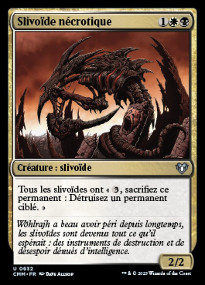 Slivoïde nécrotique