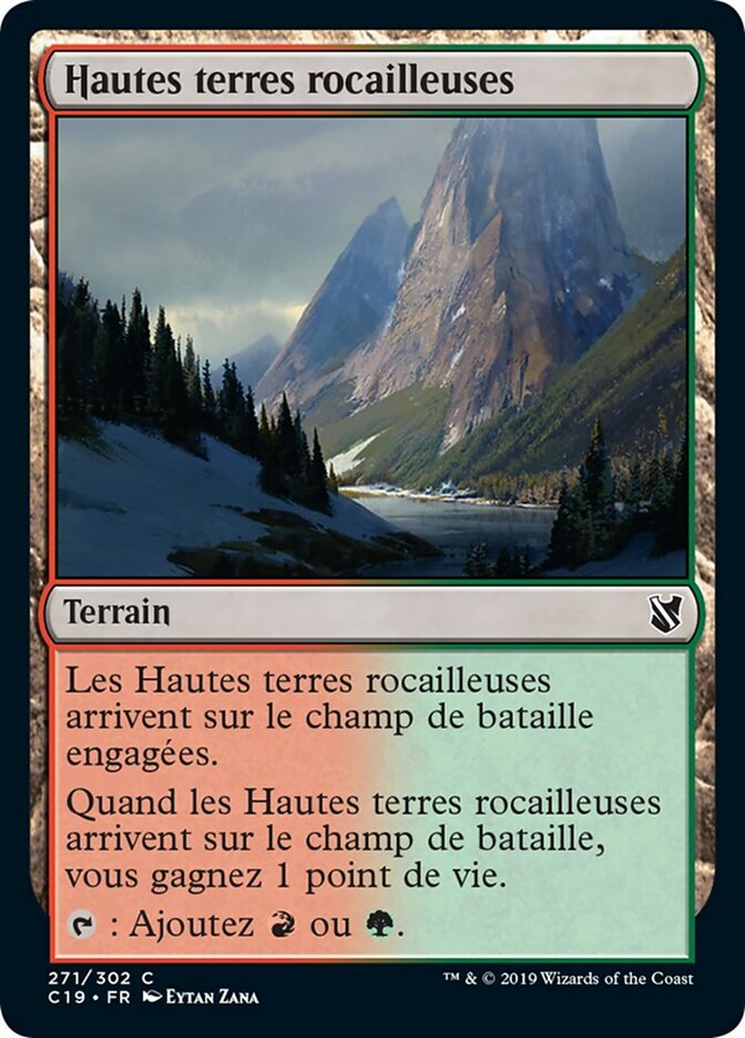 Hautes terres rocailleuses