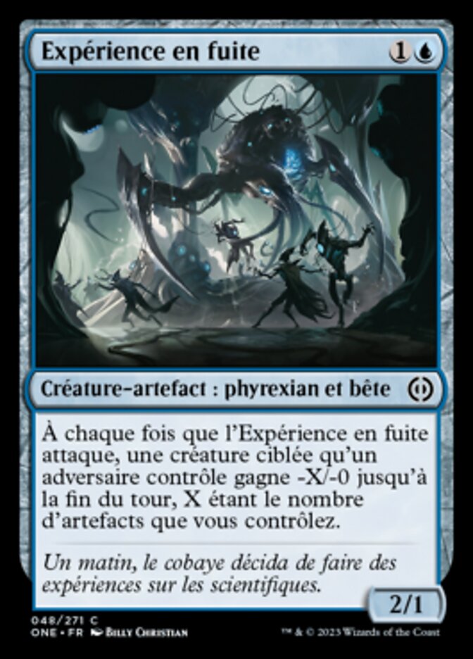 Expérience en fuite