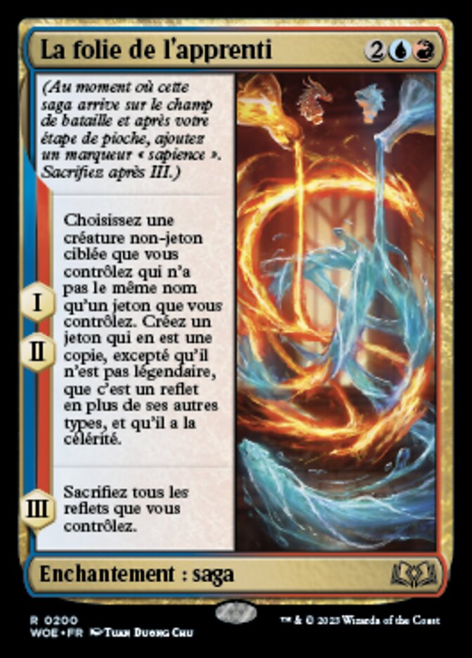 La folie de l'apprenti
