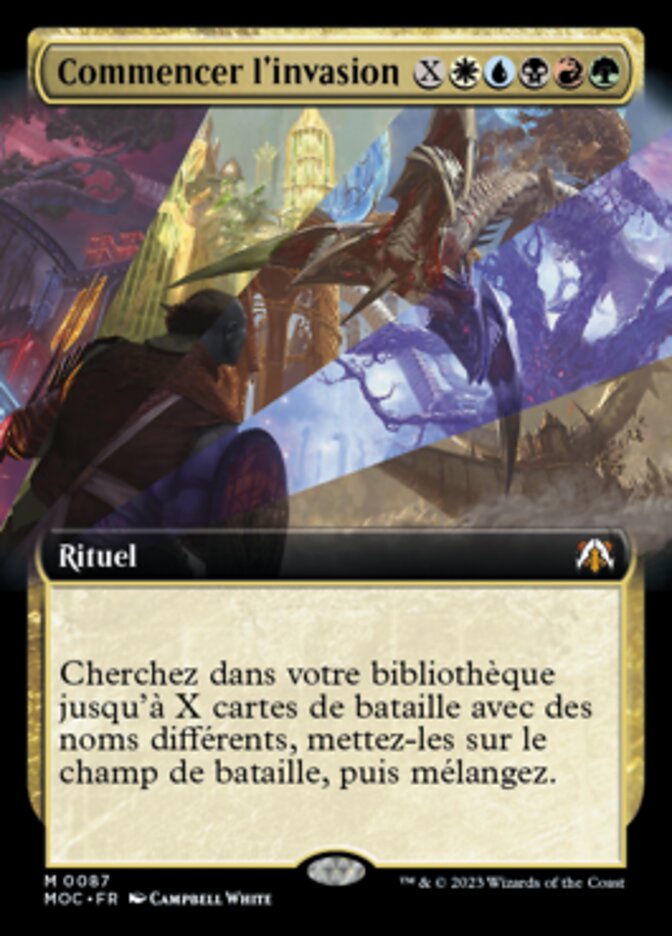 Commencer l'invasion