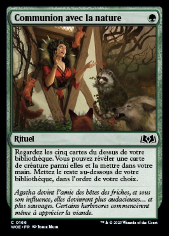 Communion avec la nature