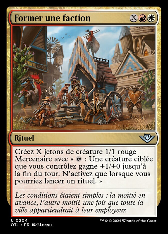 Former une faction