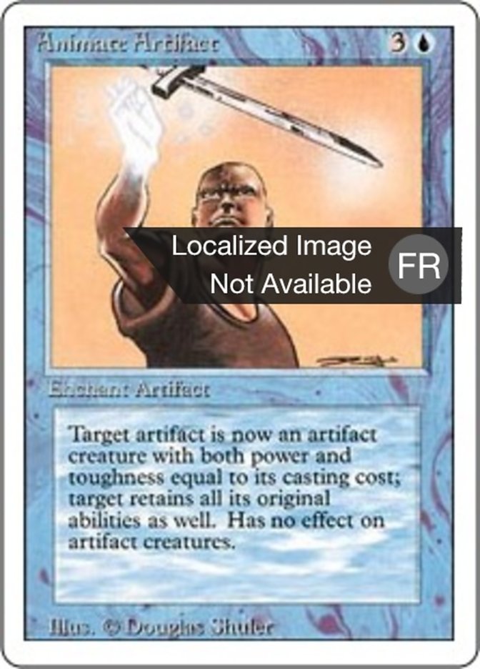 Animation d'artefact