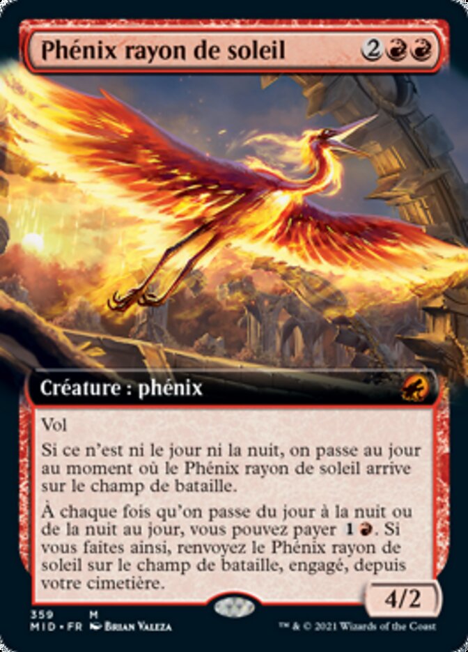 Phénix rayon de soleil