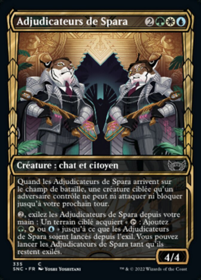 Adjudicateurs de Spara